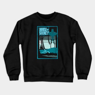 House of Secrets, Robot Design, Black BG Version Crewneck Sweatshirt